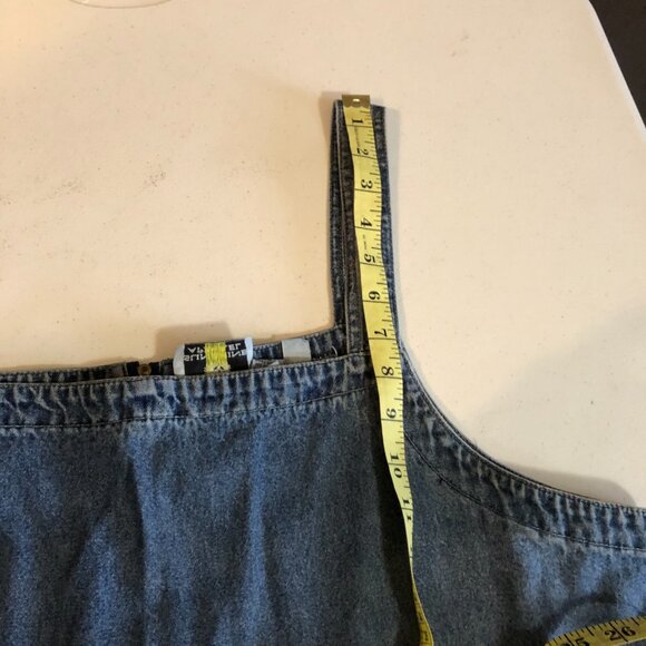 Sunshine Apparel Denim Sleeveless Romper Dress, Size 2X - Picture 6 of 10